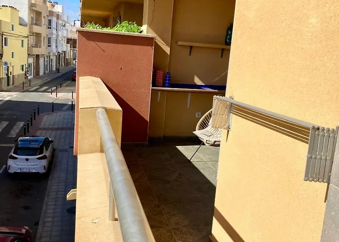 With Rooftop Pool - Tideview Lägenhet Corralejo