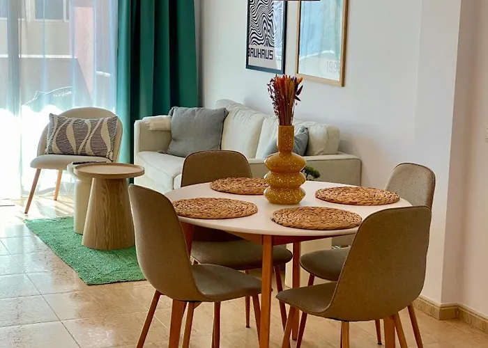 With Rooftop Pool - Tideview Appartement Corralejo