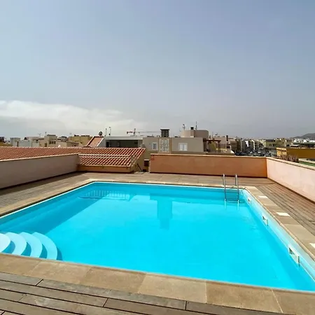 With Rooftop Pool - Tideview * Corralejo